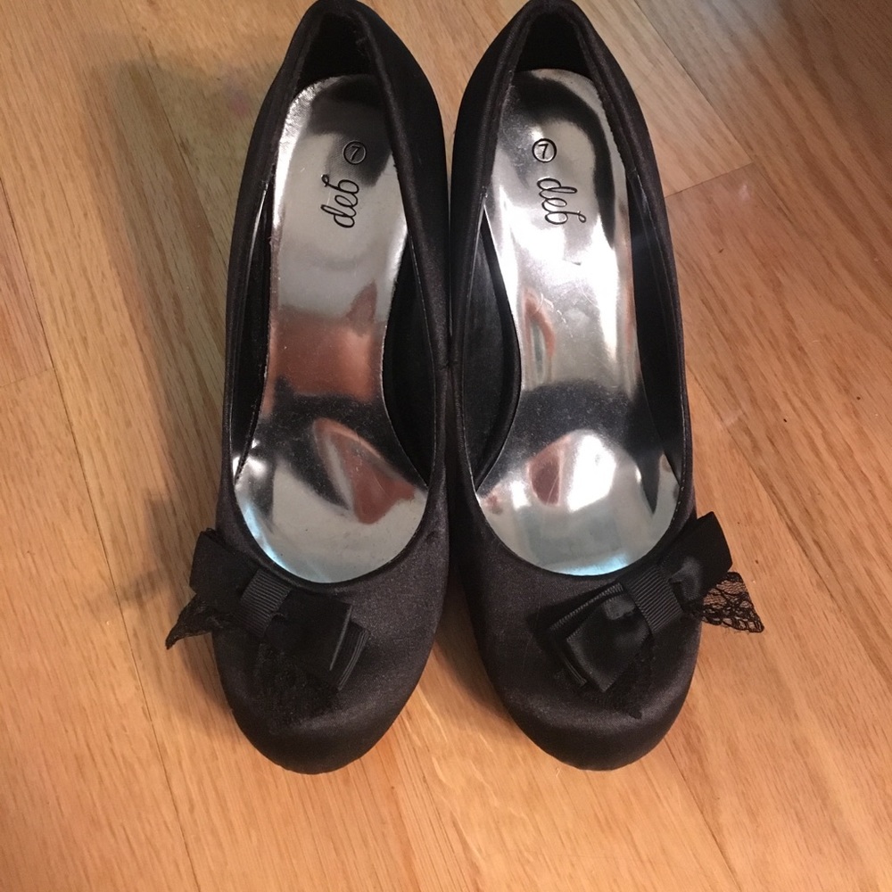 Black heels