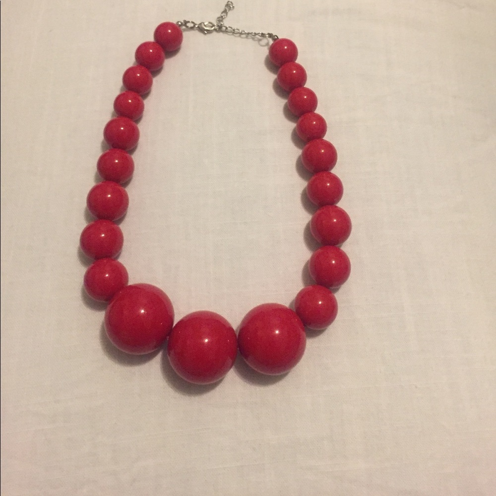 Red Bead Necklace