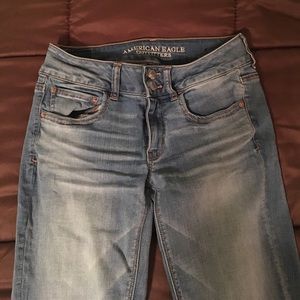 Light wash American Eagle jeans