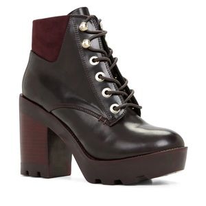 Aldo Maccari platform heel boots