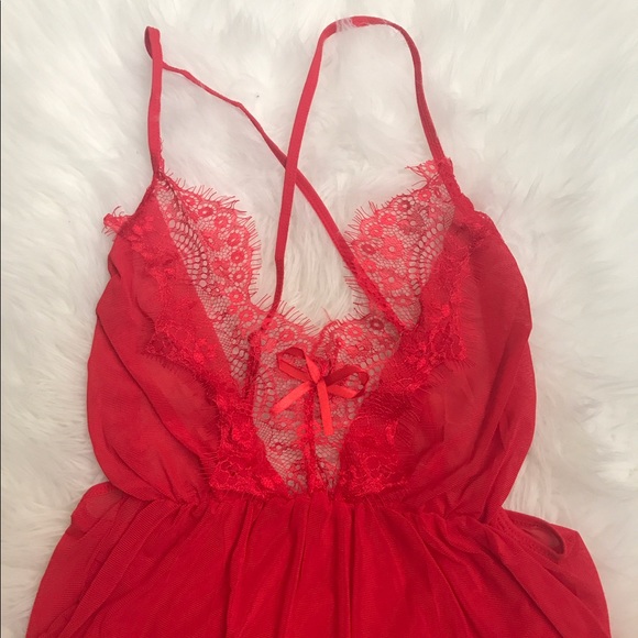 ❤️🌼❗️Final price ❗️💥Red  intimate romper💥 - Picture 2 of 5
