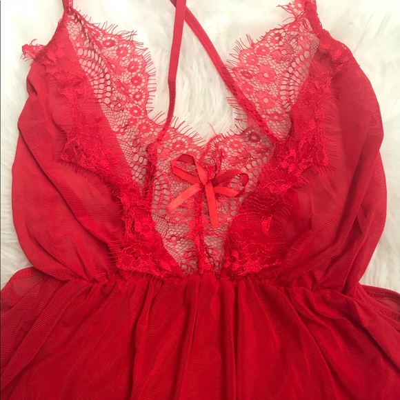 ❤️🌼❗️Final price ❗️💥Red  intimate romper💥 - Picture 3 of 5