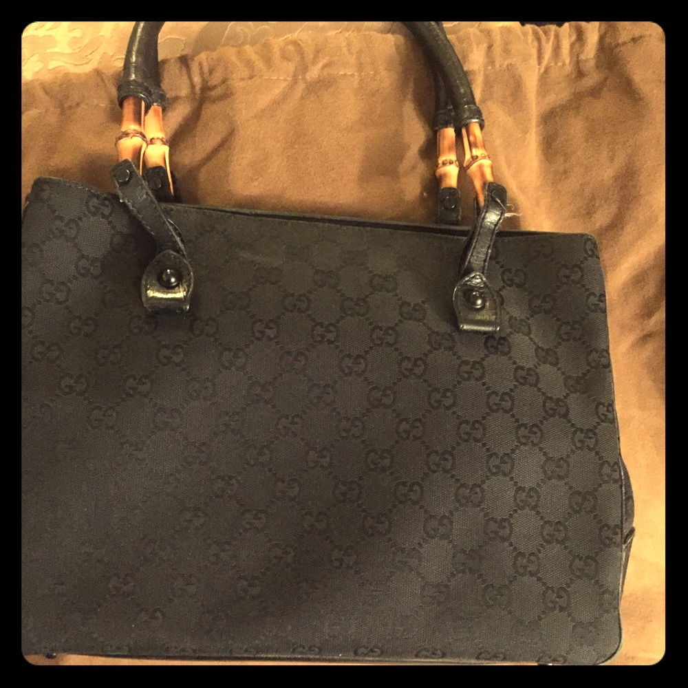 Authentic Gucci Purse with Bamboo Handles