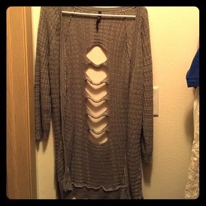 Light gray sweater
