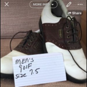 Men's Suade Golf Shoes