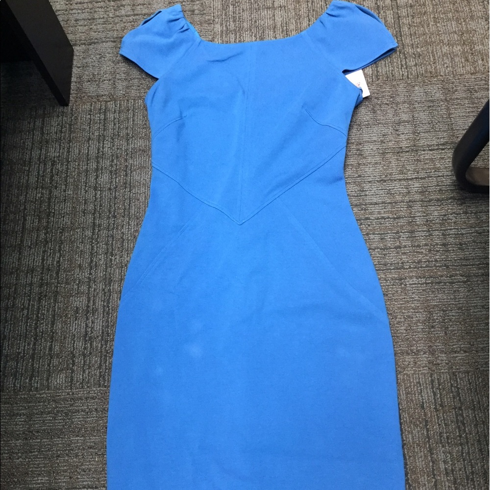NWT DVF Blue Hellen Dress Size 4