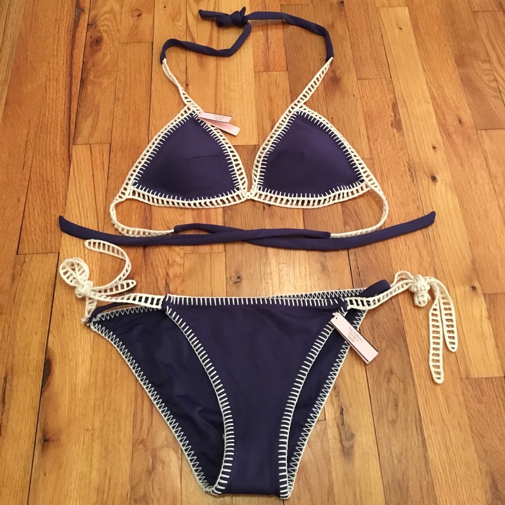 Victoria's Secret Crochet String Bikini