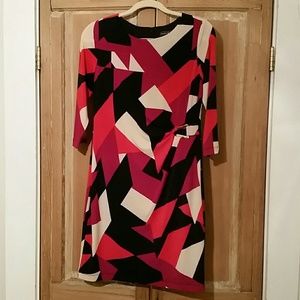 3/4 sleeve mid length dress