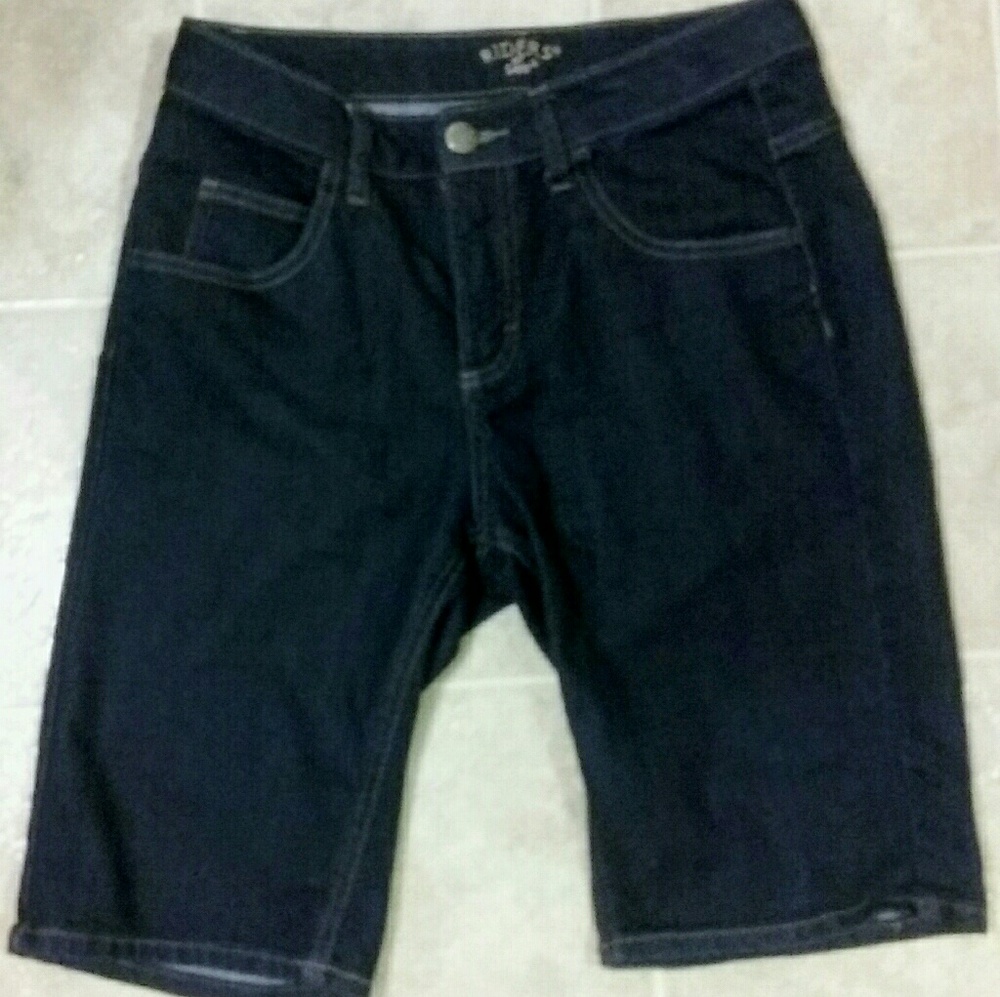 Denim Bermuda shorts