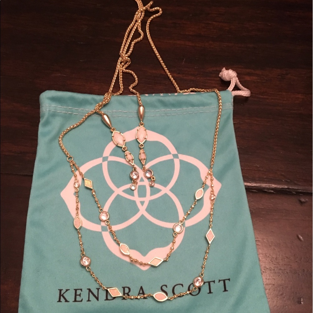 Kendra Scott Emalina Lariat Necklace