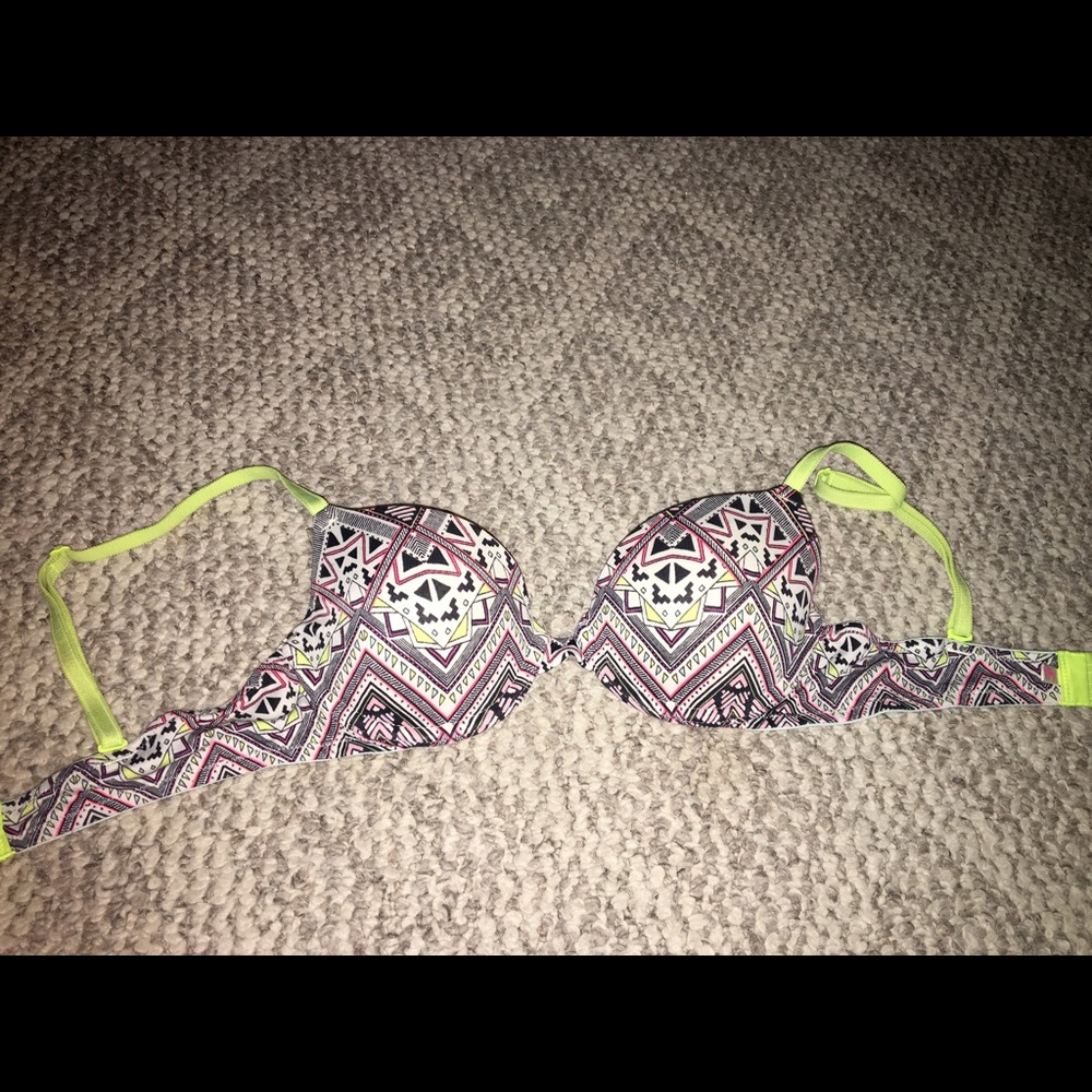 PINK Aztec bra