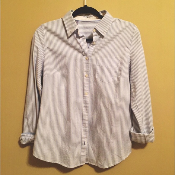 Seersucker button down collar shirt - Picture 1 of 2