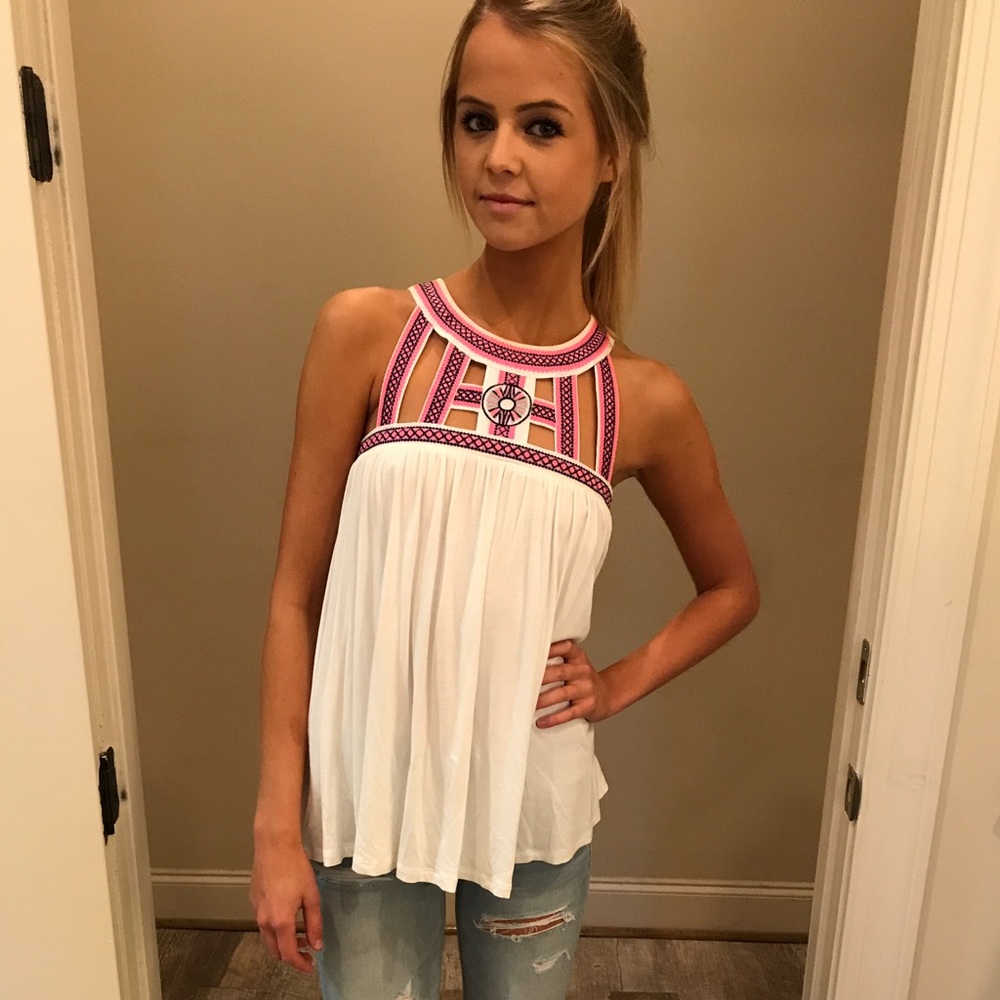 Gianni Bini High Neck Blouse