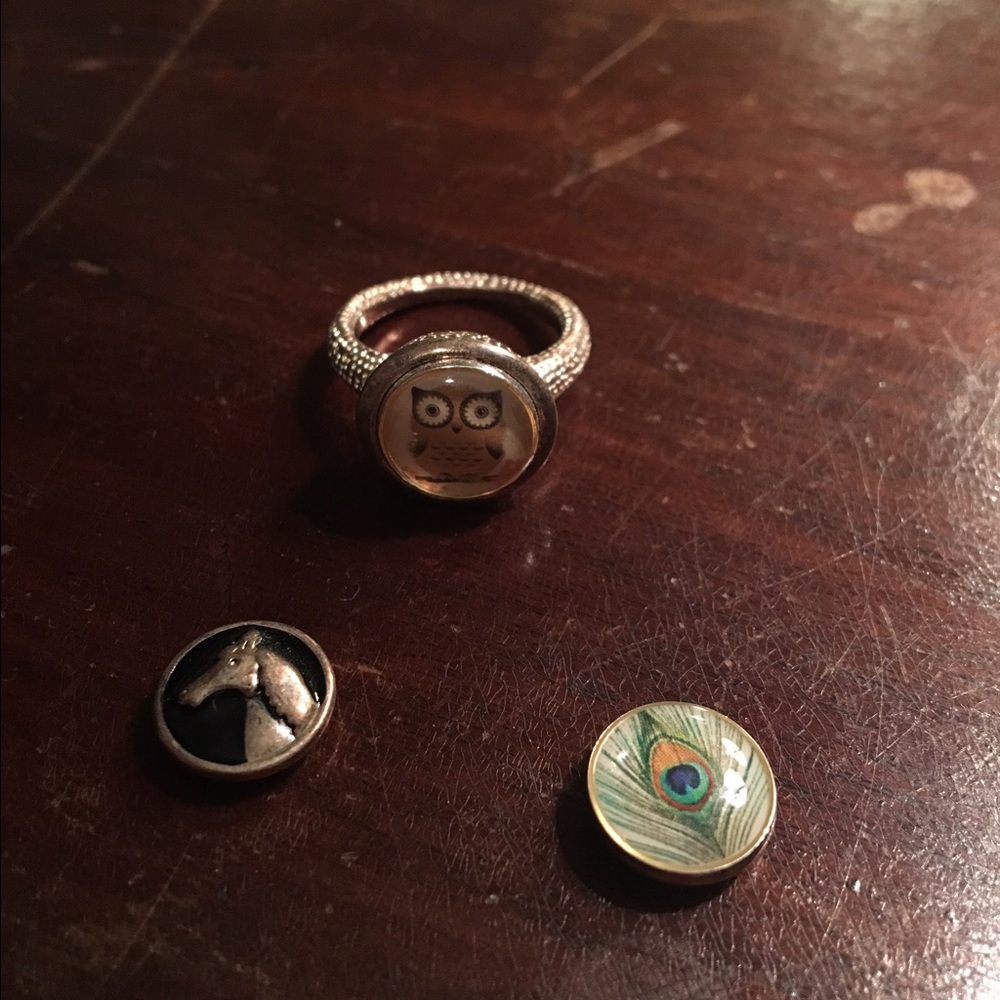 Magnetic silver ring set