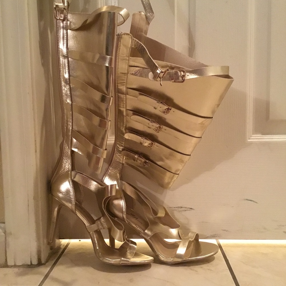 Gold Boots