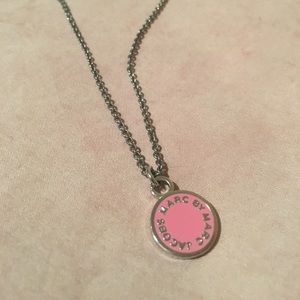 Marc by marc jacobs enamel logo necklace