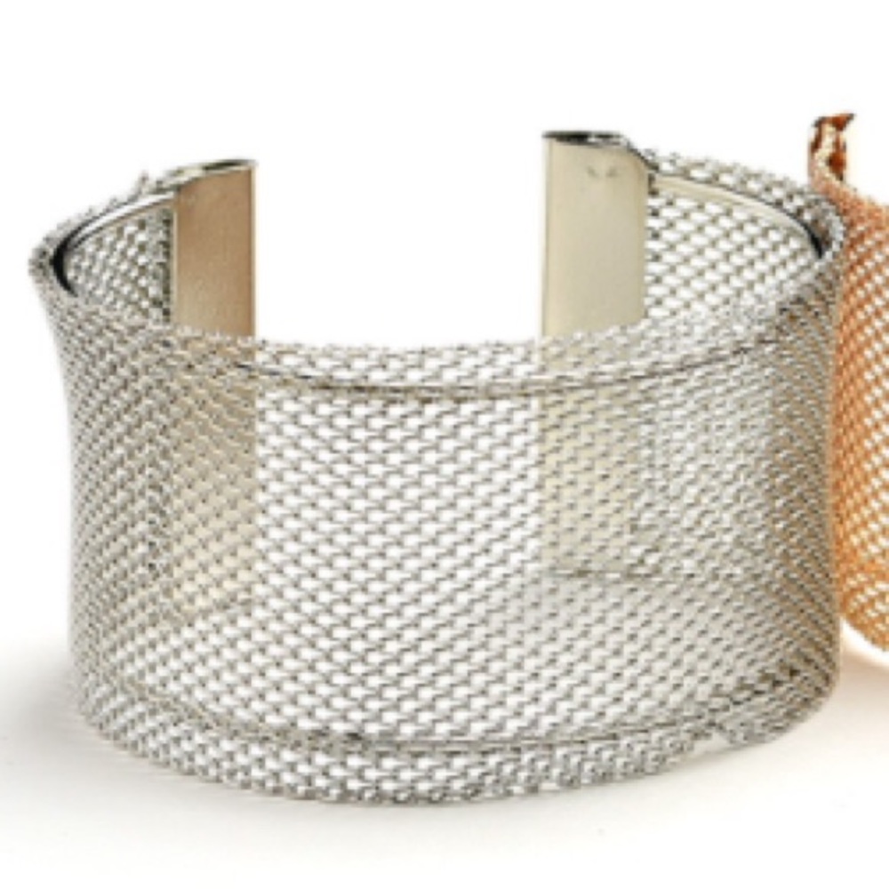 Chain Mesh Cuff Bracelet - Picture 3 of 3