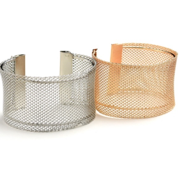 Jewelry - Chain Mesh Cuff Bracelet