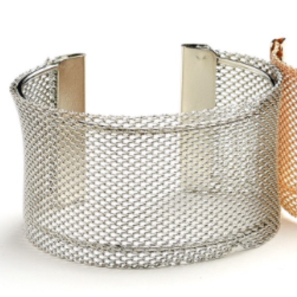 Chain Mesh Cuff Bracelet - Picture 3 of 3