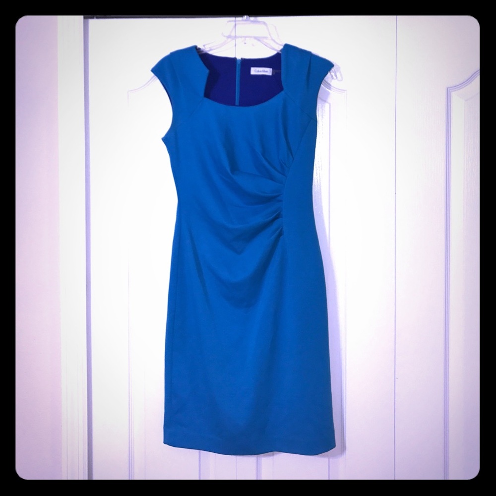 Calvin Klein dress (blue, size 2): FINAL PRICE!