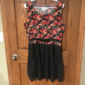 Floral print dress