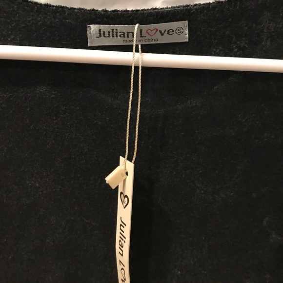 Black distressed cardigan! - Picture 2 of 3