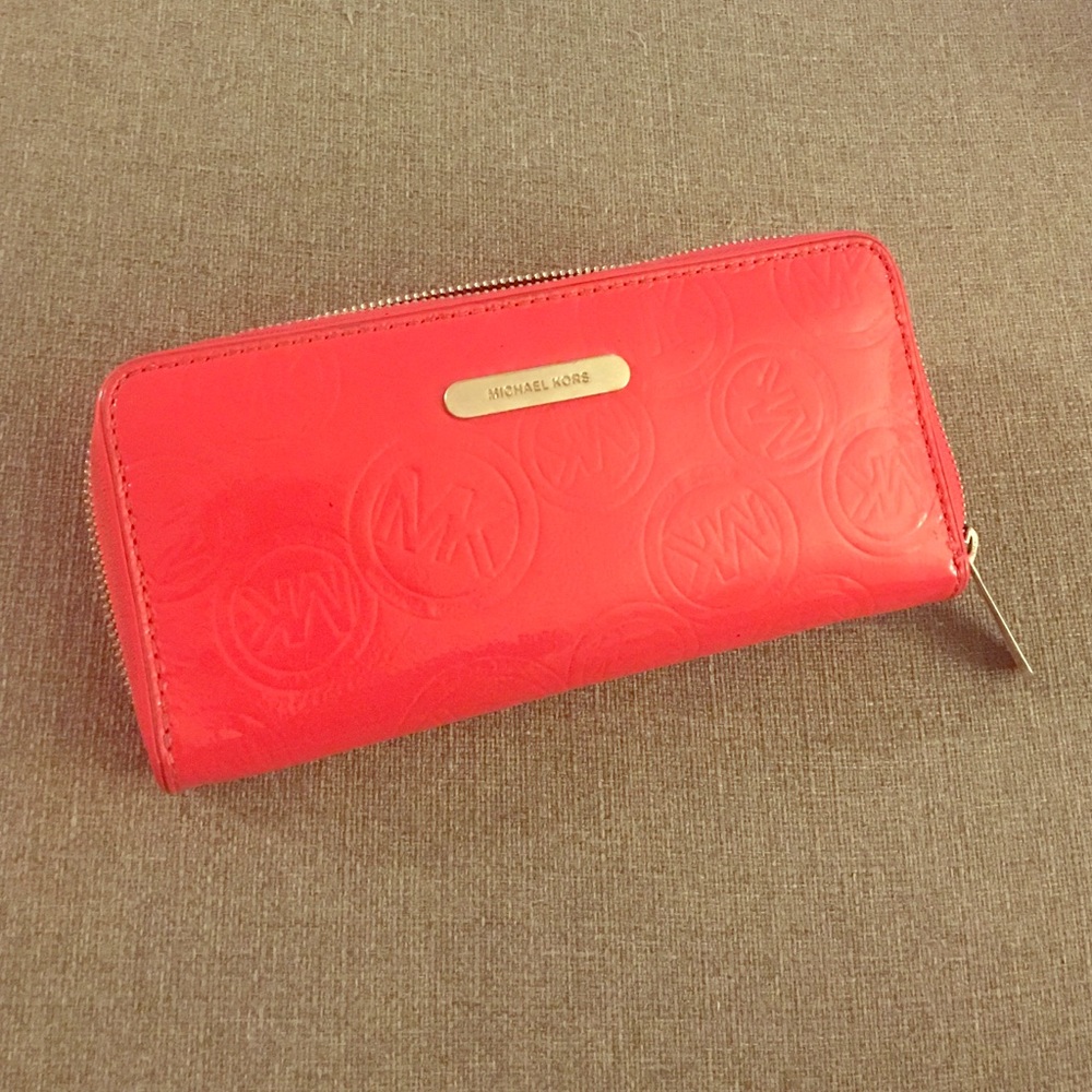 Pink Patent Michael Kors Wallet