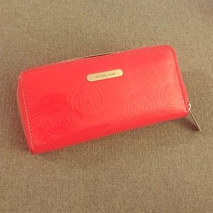 Pink Patent Michael Kors Wallet