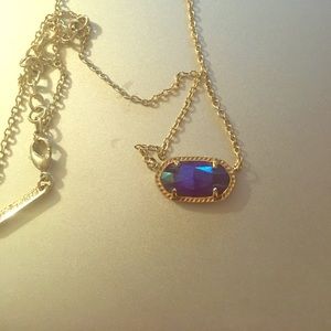 Kendra Scott iridescent cobalt Elisa