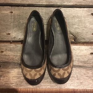 Coach ballet flats