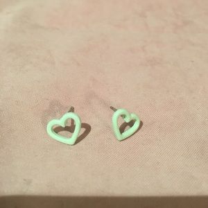 Marc by marc jacobs heart earrings