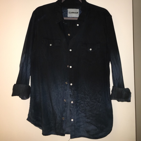 LF x Carmar Denim/Chambray Top 💙💙💙 - Picture 5 of 7