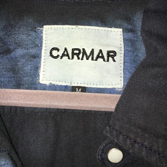 LF x Carmar Denim/Chambray Top 💙💙💙 - Picture 7 of 7