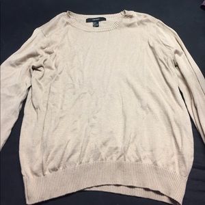 Basic, nude light sweater