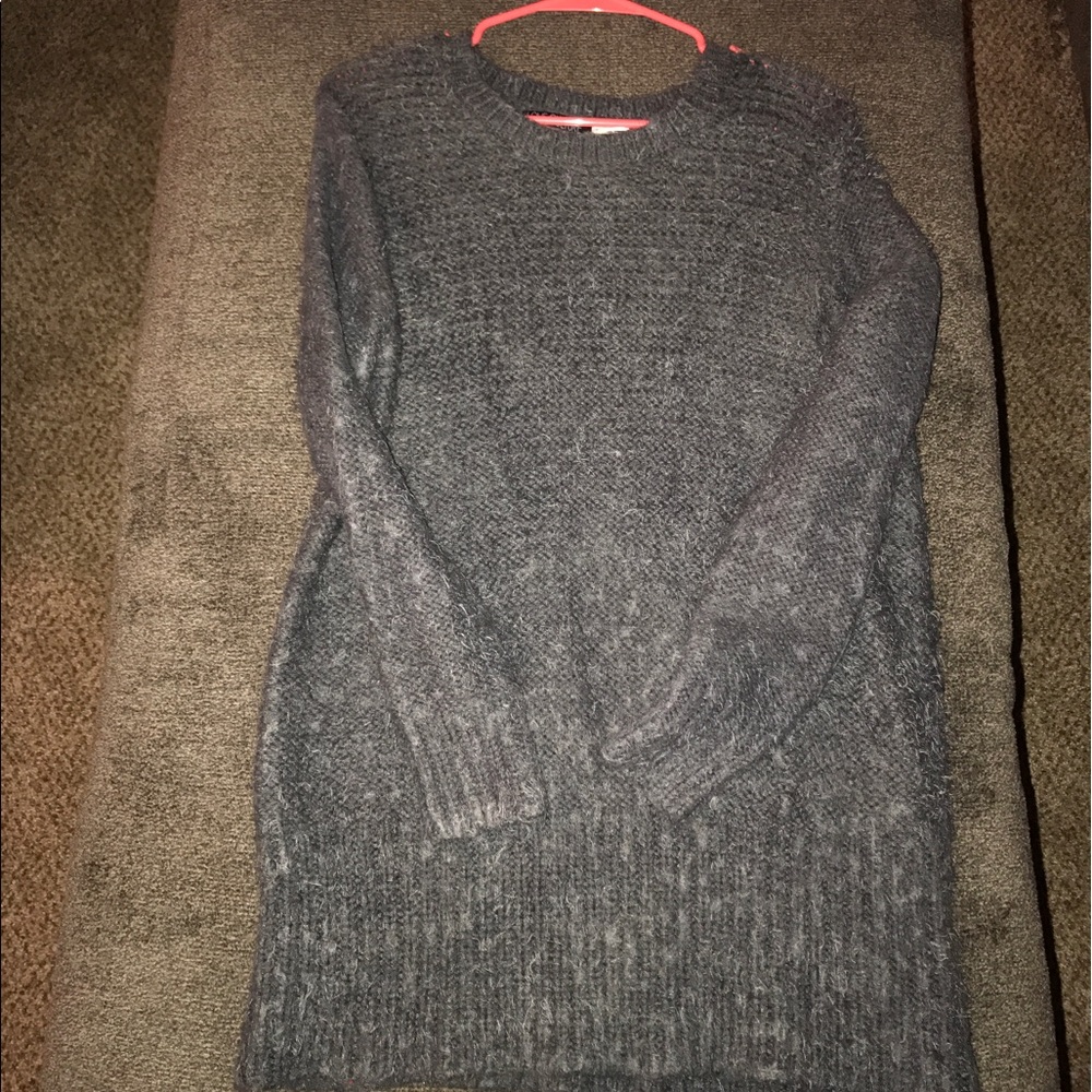 Gray sweater