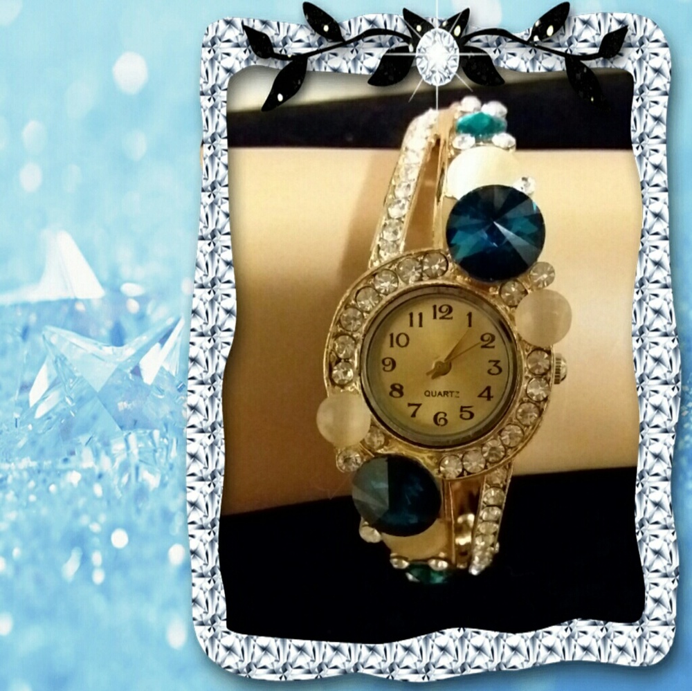 Rhinestone Bangle watch