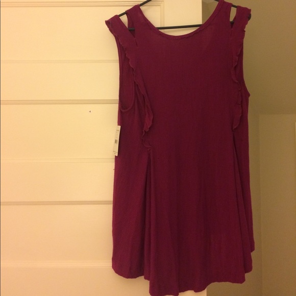 FREE PEOPLE "bondi" waffle top - Picture 5 of 8