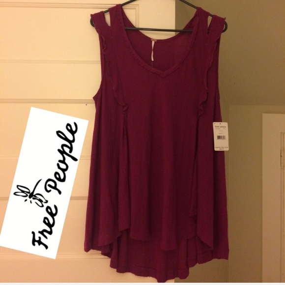 FREE PEOPLE "bondi" waffle top - Picture 8 of 8
