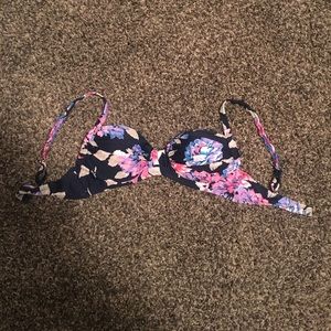 Vibrant Floral Swim Top
