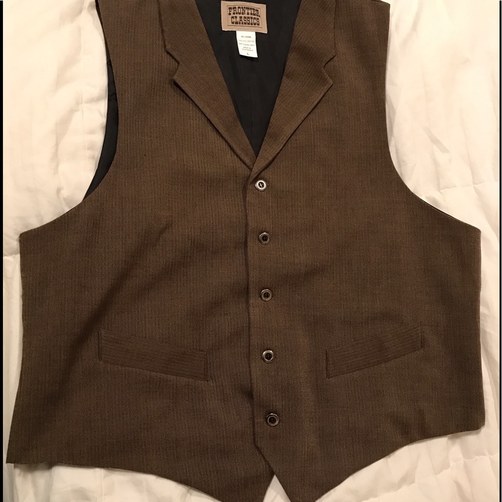 Frontier Classics, brown vest, large