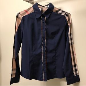 Burberry long sleeve button down.