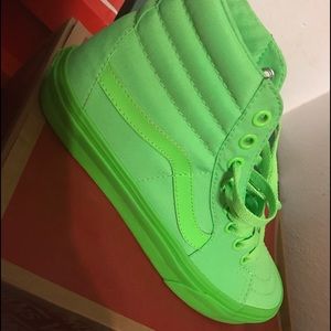 Neon green vans