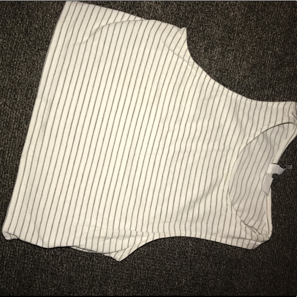 Striped crop top
