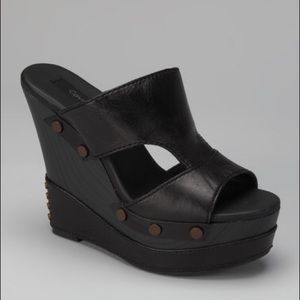 Black Calvin Klein Wedges