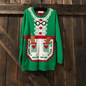 Baking Grandma Ugly Christmas sweater