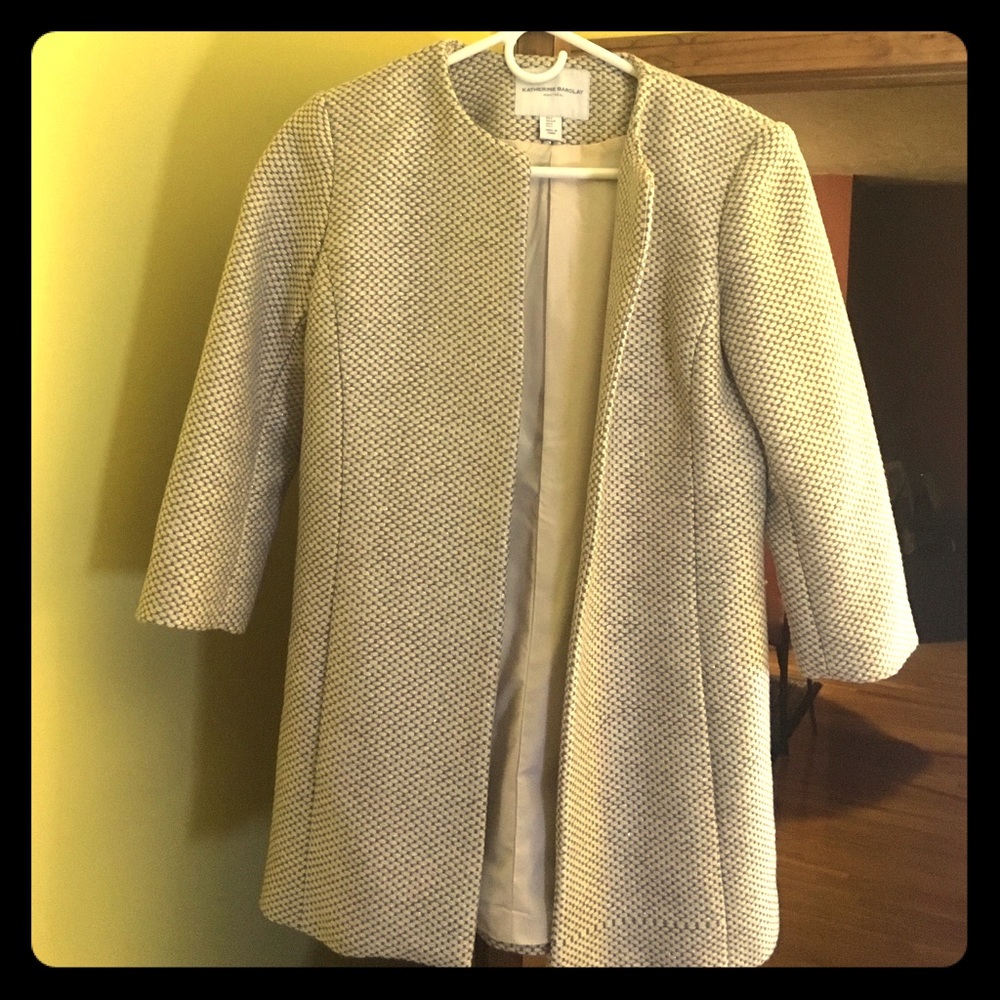 Gold tweed jacket (Katherine Barclay