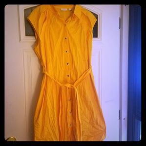 NY&C Cap Sleeve Yellow Dress