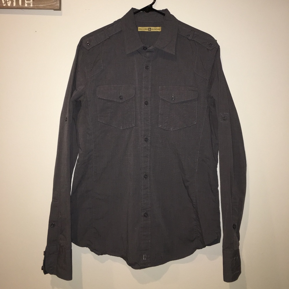 Second Sunday Slim Fit Button Down Shirt