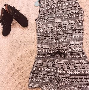 Romper and black booties