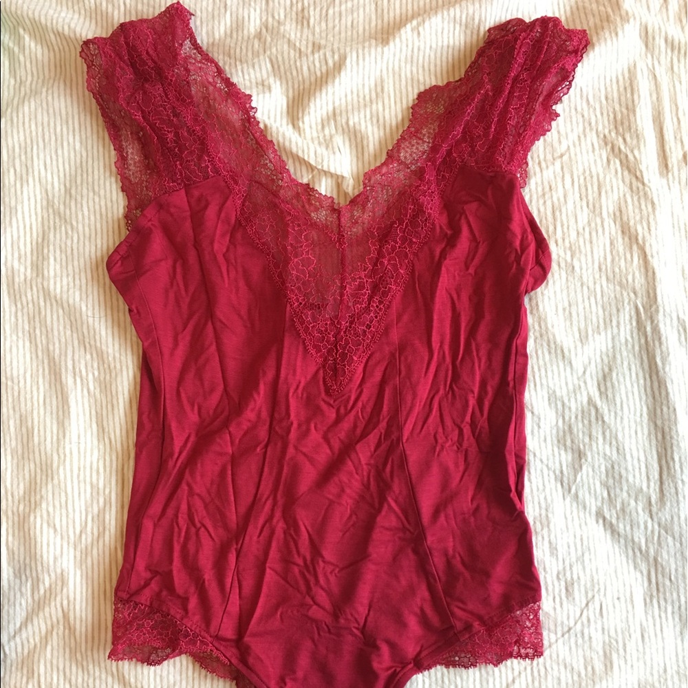 Anthropologie Naked Princess One Piece Teddy New M